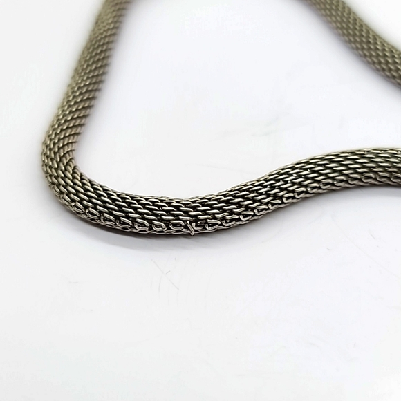 NWTS Brighton "ARAGON" Sapphire Swarovski Crystal Reversible Pend w Mesh Chain! - Picture 11 of 12